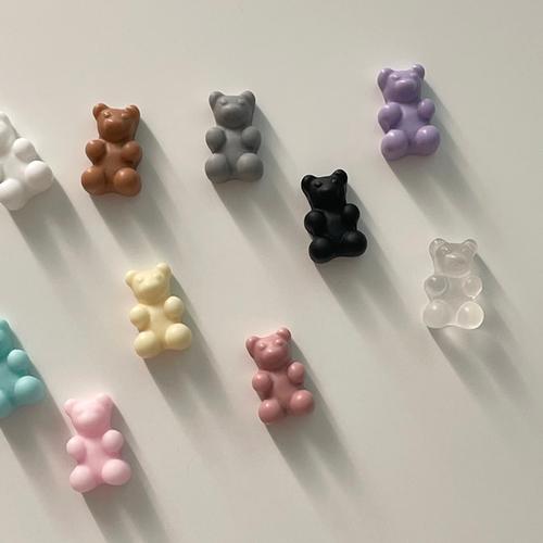 [당일출고/단품] 무광 미니 곰젤리 크록스 지비츠 (11color)