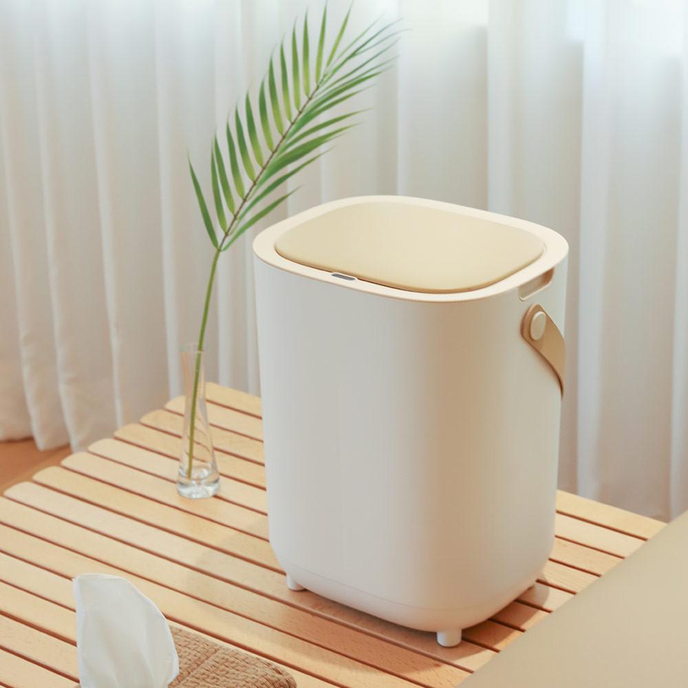 케어프린 자동 센서 스마트 휴지통 16L 쓰레기통 대용량 대형 사무실 가정용 거실