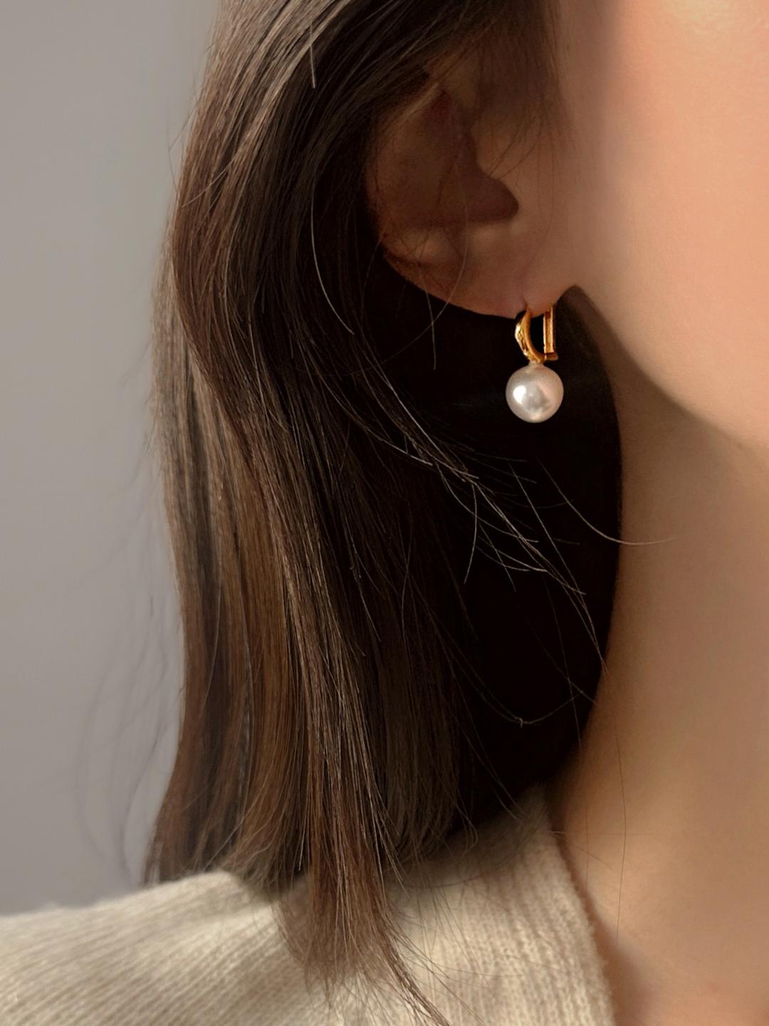 silver Reilly earring [2color]