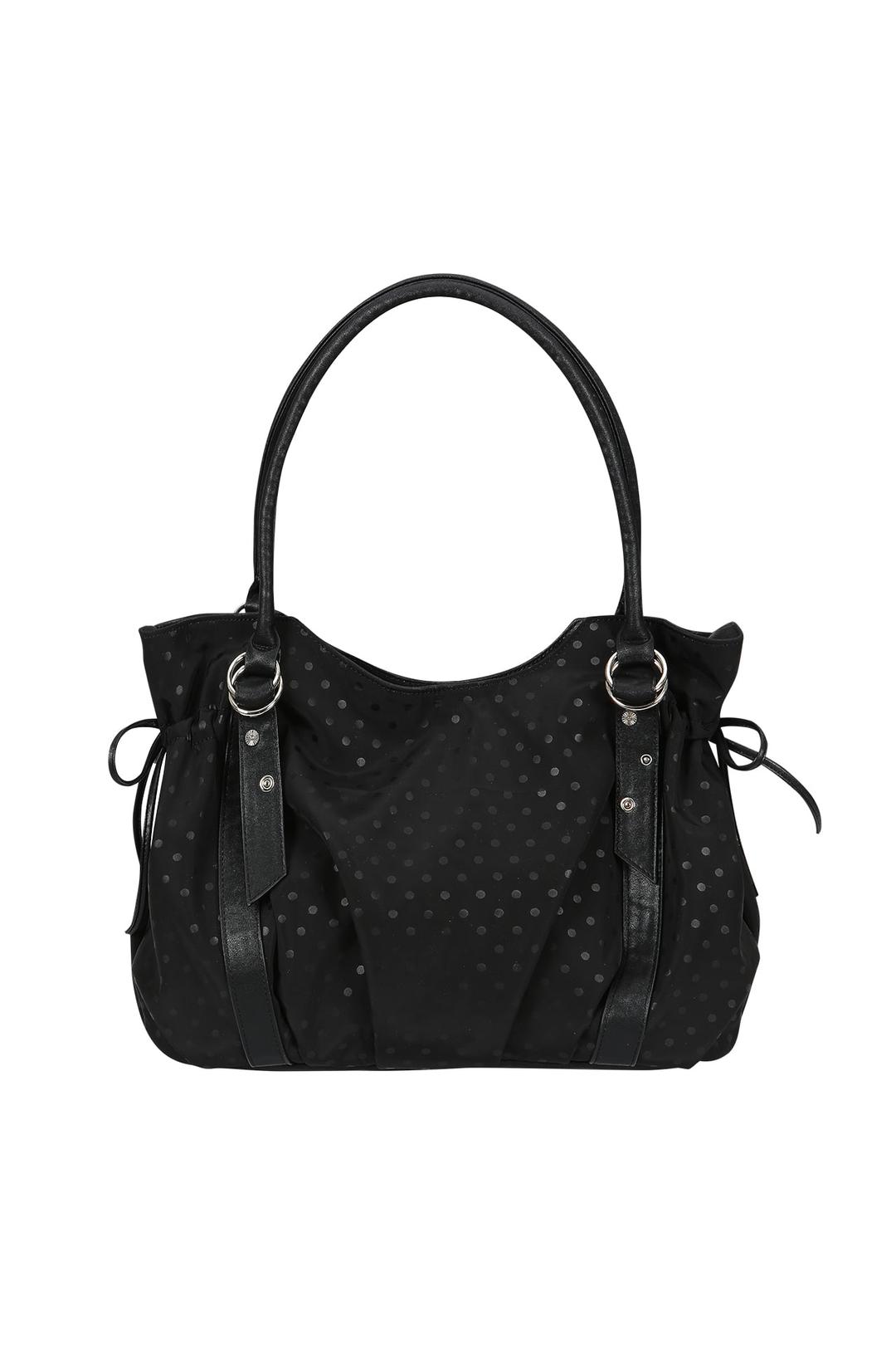 6/9 예약발송 [×미세키서울] puff bag (black dot)