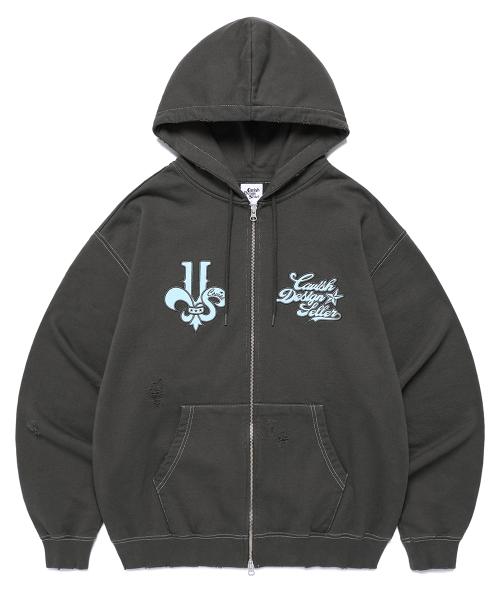 스투시 Stussy Stock Seoul Zip Hood Black 2024 - 위시버킷