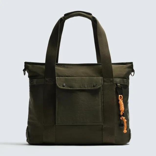 자라 테크니컬 나일론 토트백 3314/720/032 KHAKI GREEN