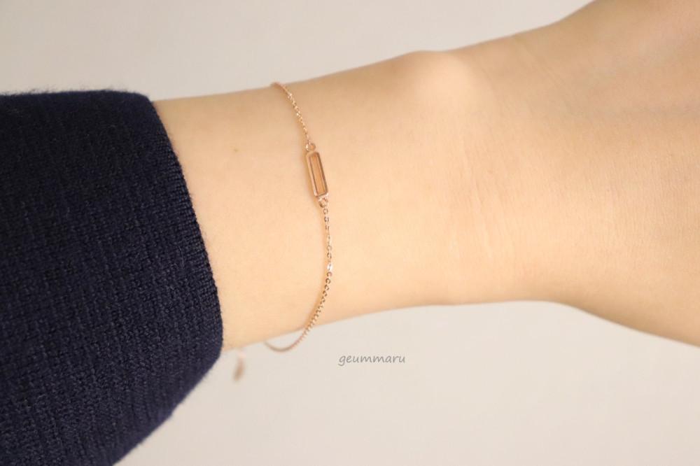 14k 18k 클립팔찌 체인 여자 금팔찌