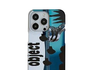 Dot pixel- (magnifier) object texture 하드 폰케이스 (유광)