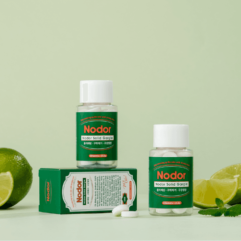 [본사공식몰] 노도르 휴대용 고체 가글, 25.6g, 3개 - 구강보조용품 | 쿠팡