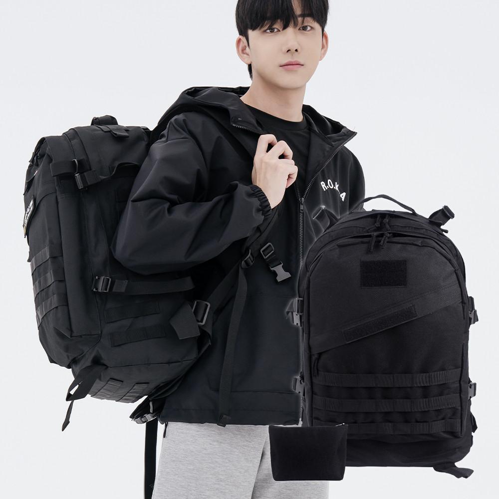 대용량 검정 군대 군인 전술 군용 가방 백팩 45L
