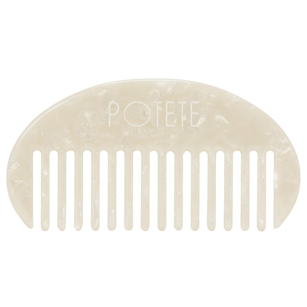 hair comb S pearl white - pearl white