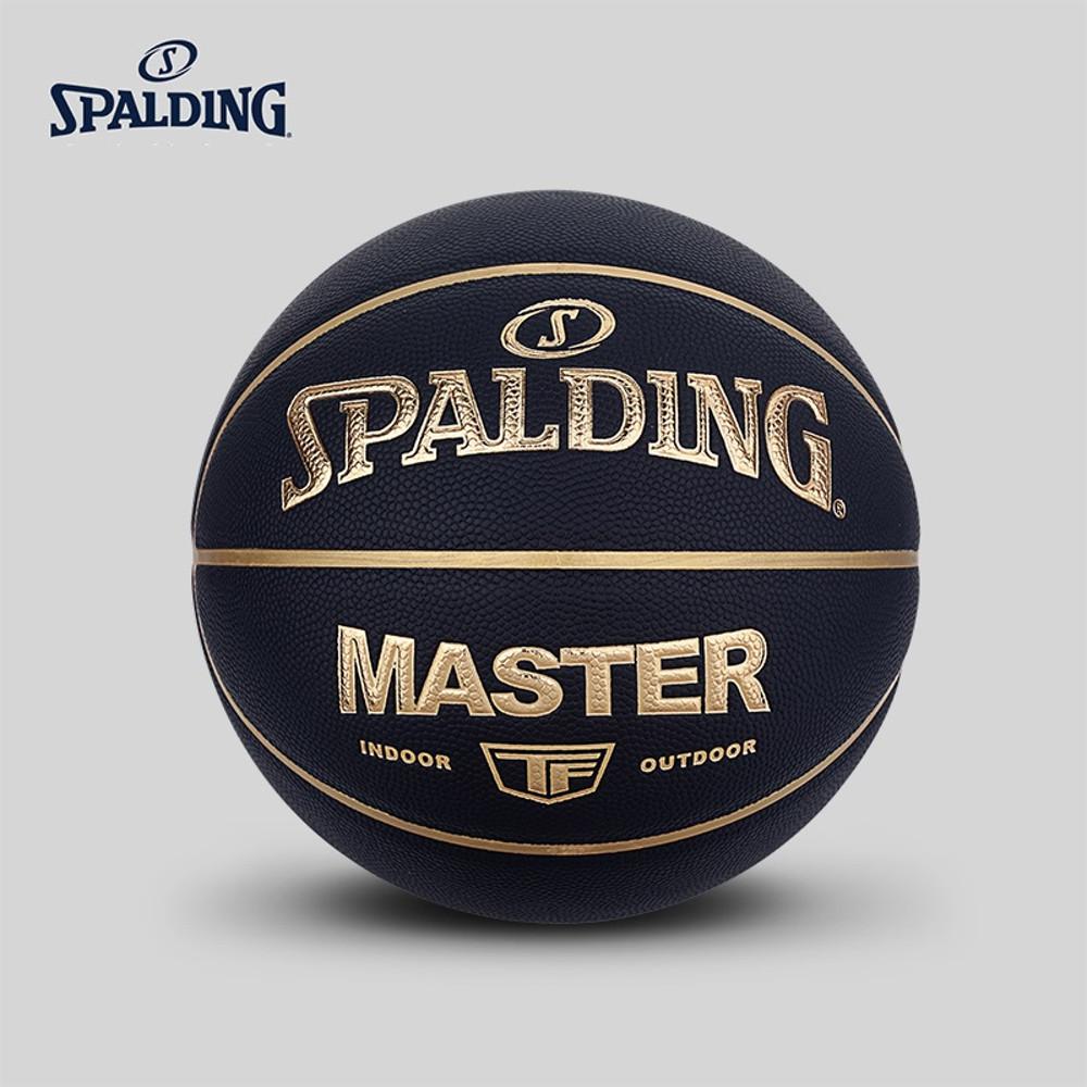 NBA 스팔딩 농구공 한정판 MASTER TF PU 7호 실내외 77-812Y 블랙골드