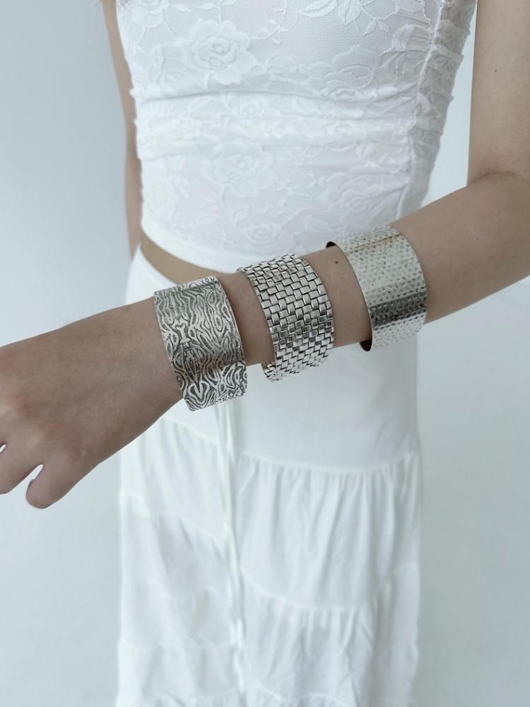 Ethnic metal bracelet (3type) / 에스닉 메탈 뱅글•팔찌