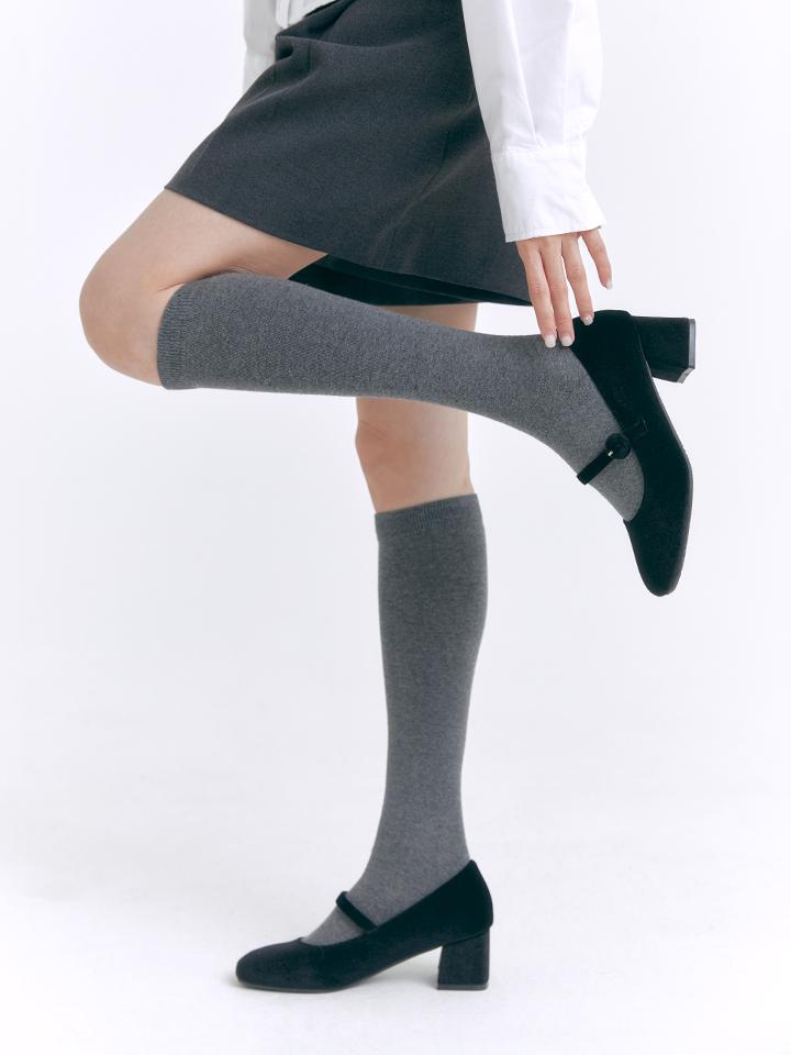 슈펜 [홀리데이 추천✨] 벨벳 메리제인 펌프스 구두 5.0 HPWWVEFT02