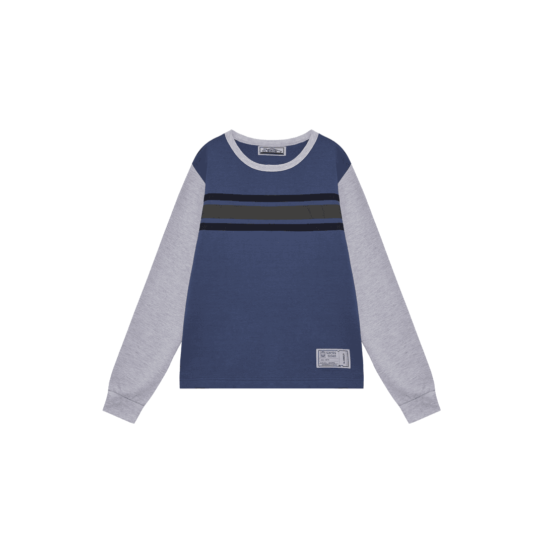 saros cotton sleeved - Vintage Blue(1)