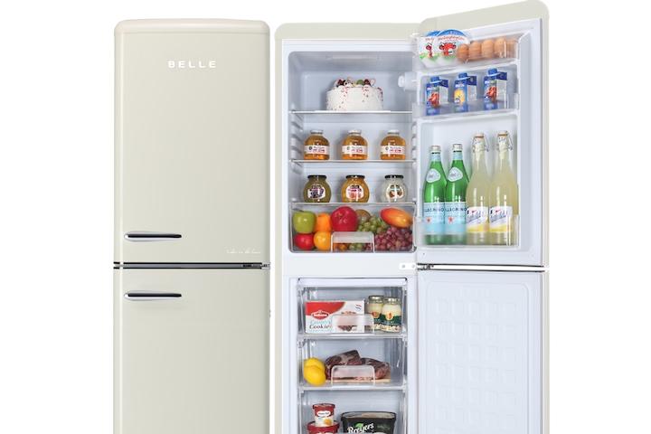 레트로 글라스 소형 냉장고 3colors