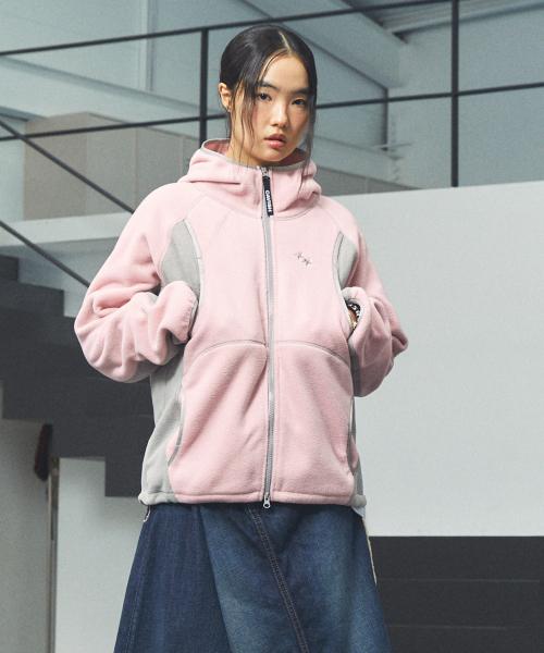 4-POCKET FLEECE JACKET PINK(CV2FFFB960A)