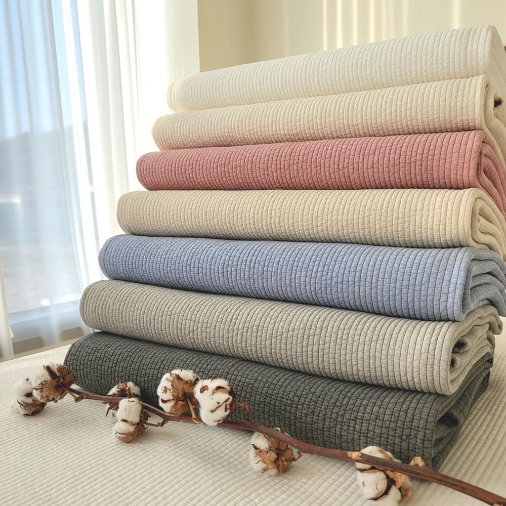 이브리다 순면 목화솜 피그먼트 침대패드 Q