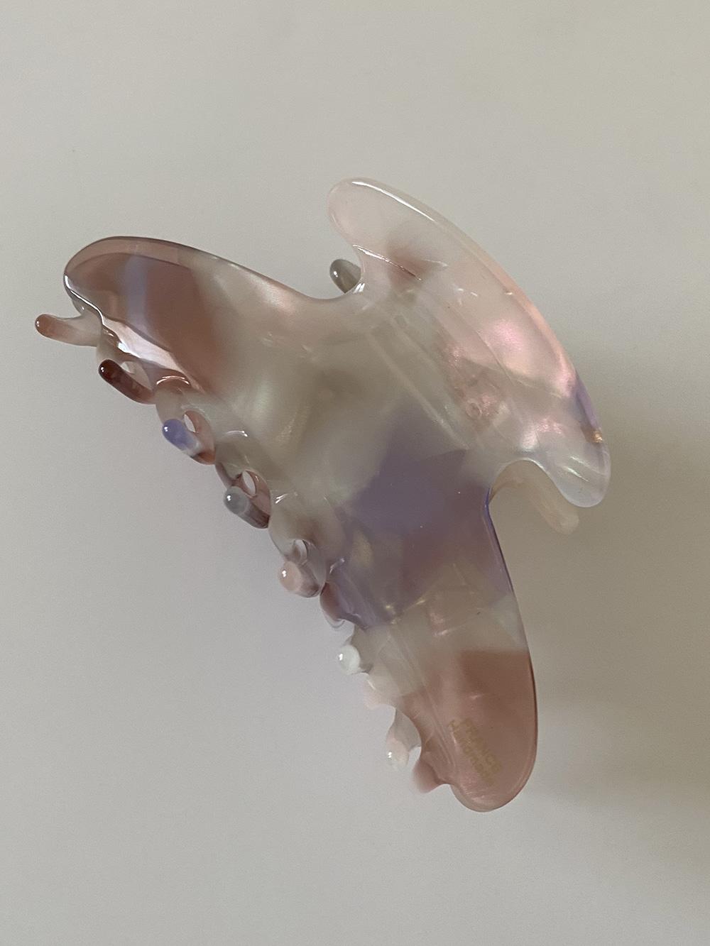 purple aurora hair-clip
