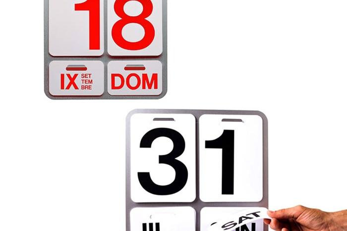 [해외]다네제 포르모사 만년달력 실버