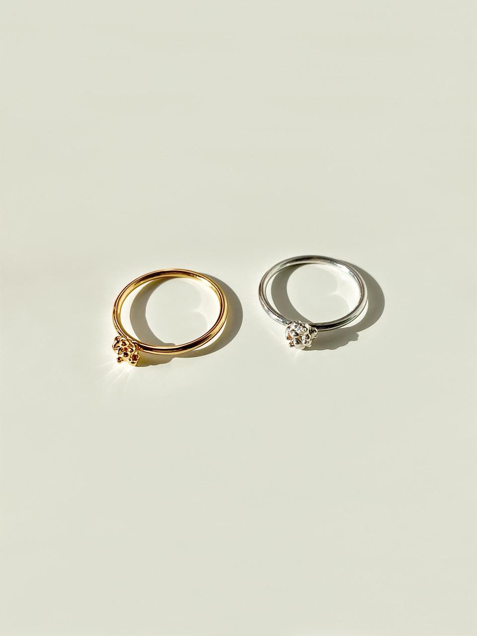 Coral Motive Point Ring