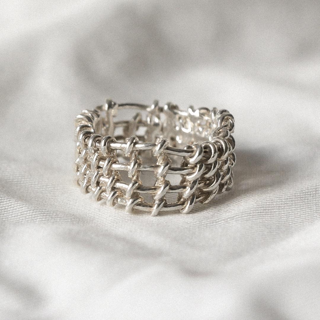 Crochet knit Ring (4 lines)