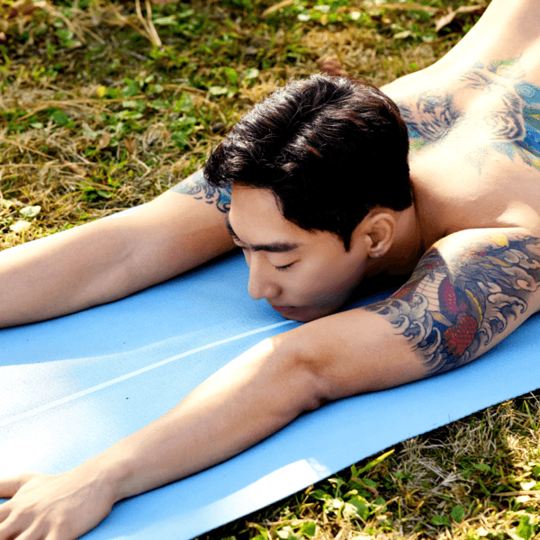 비슈누 초경량 트래블 요가 매트 접이식 휴대용 요가 매트