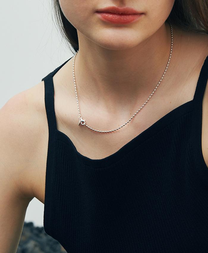 [14차 리오더][925 silver] Un.silver.101 / mini rizi necklace