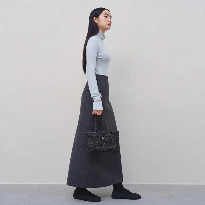 bella slim wool long SK (WOOL 35%)