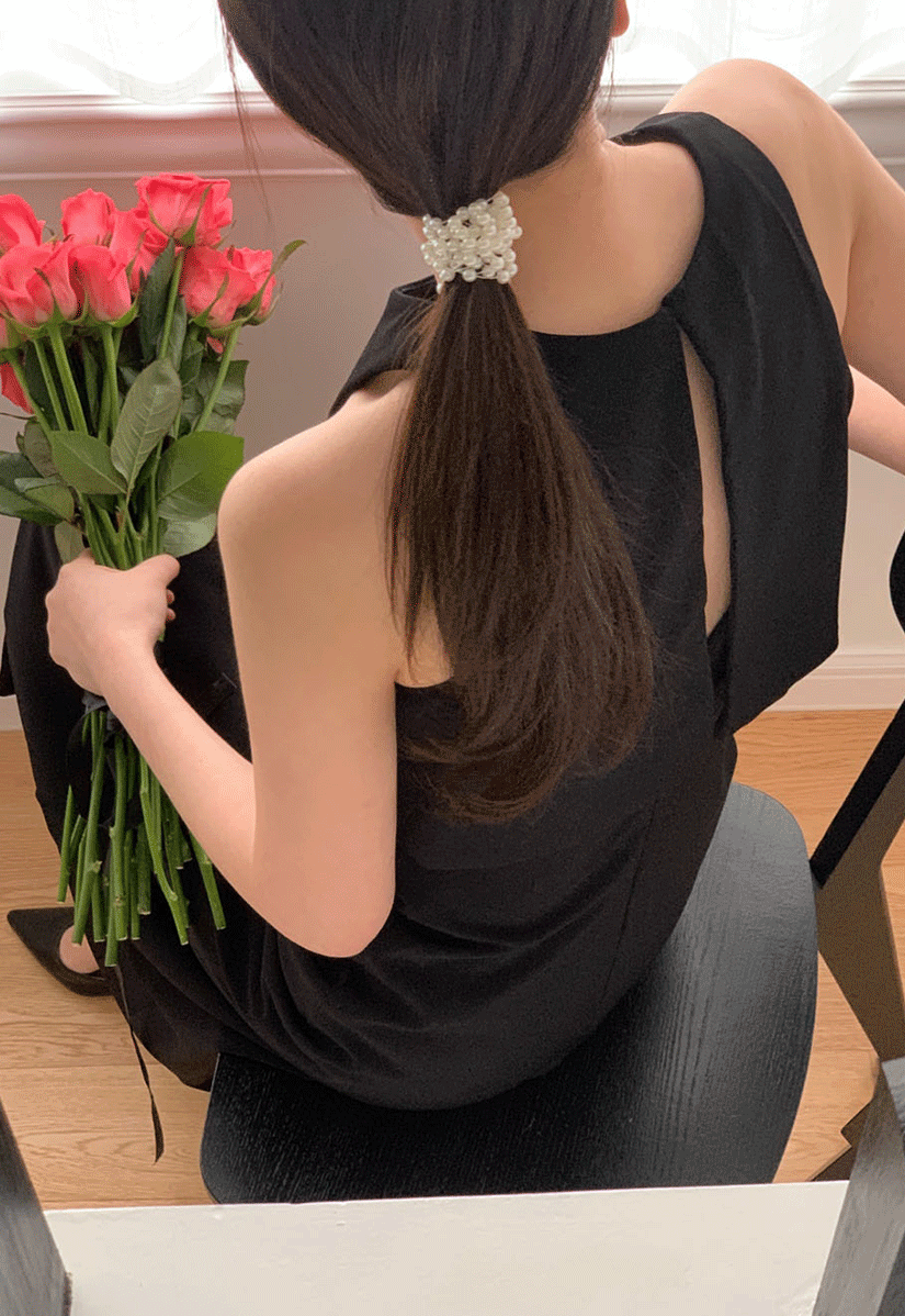 Only Back Black Dress