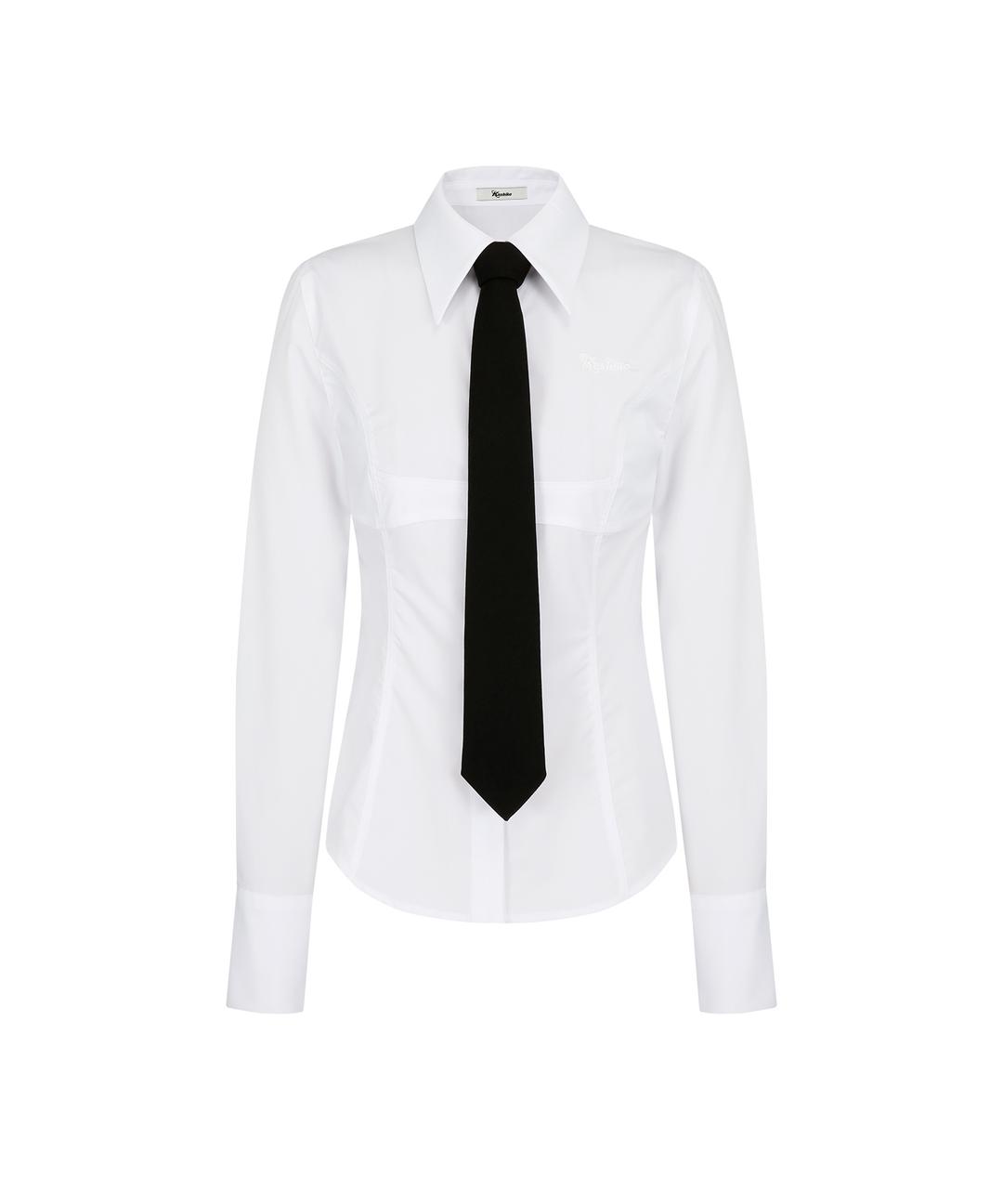 Slim Corset Shirts White