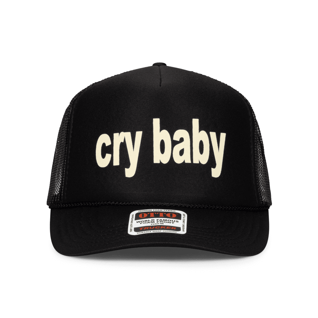 CRY BABY CAP - BLACK - ONE SIZE