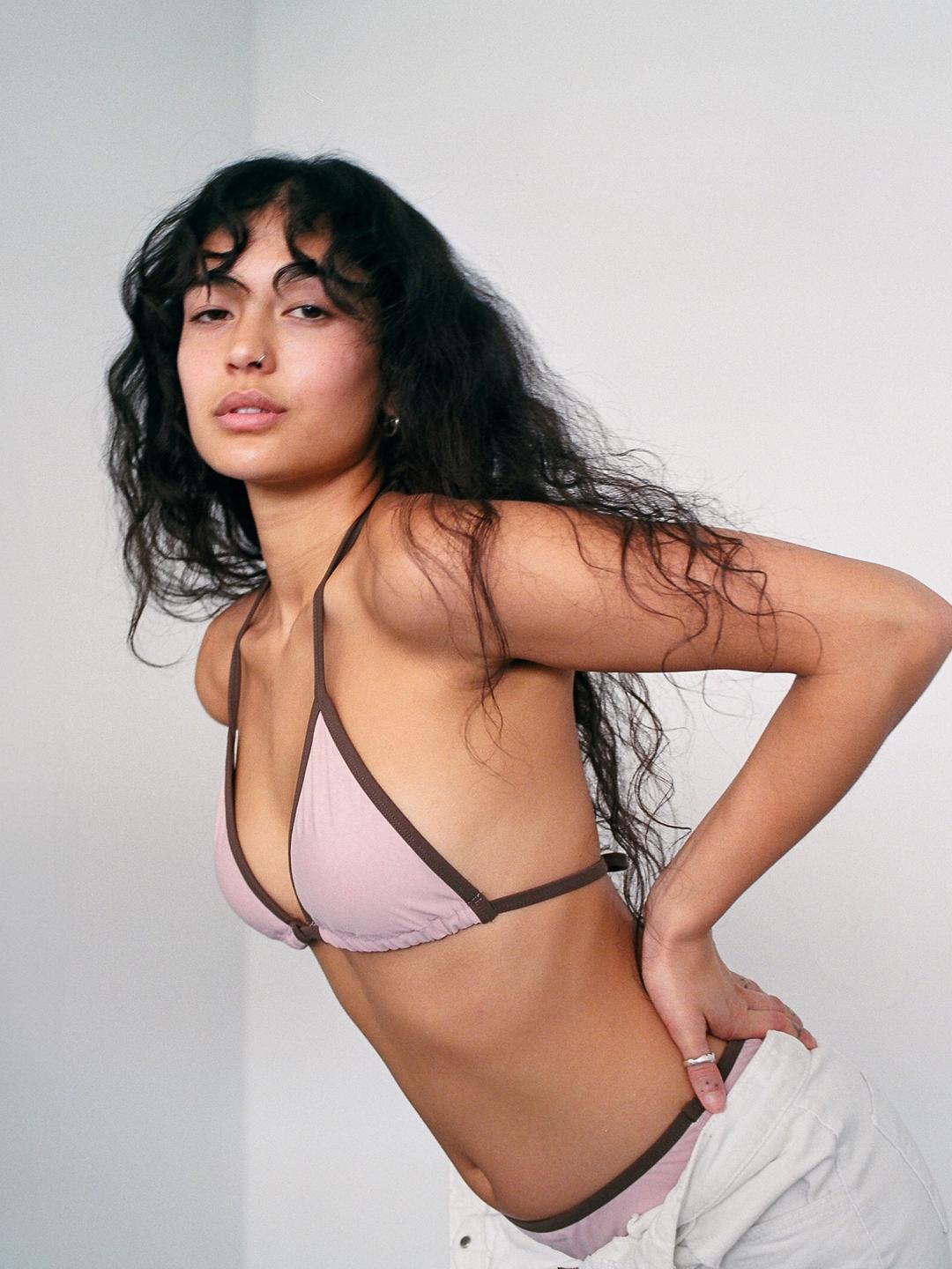 Triangle Bikini Top ∙ Pink