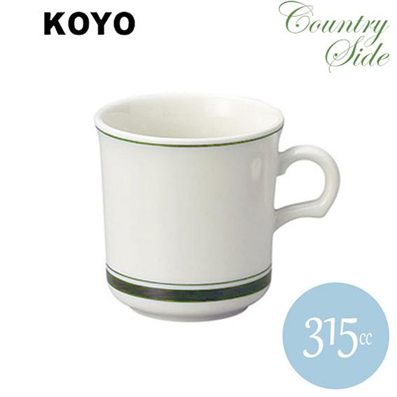 KOYO 컨트리사이드 머그잔 그린 350ml