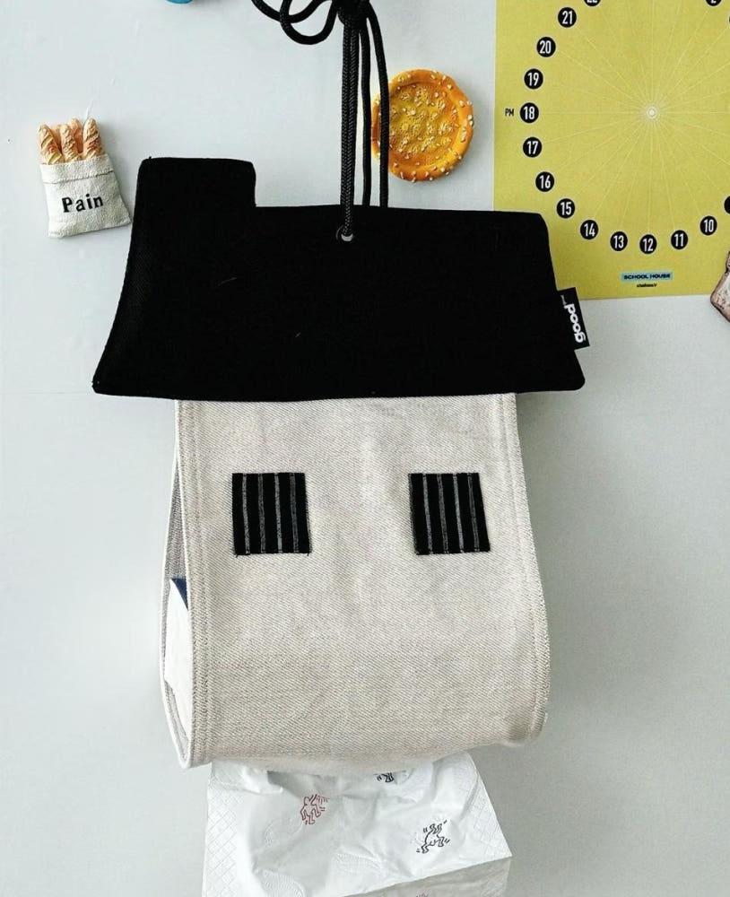 수심 Cozy Home Tissue Holder 코지 하우스 티슈 파우치 유니크 화장지