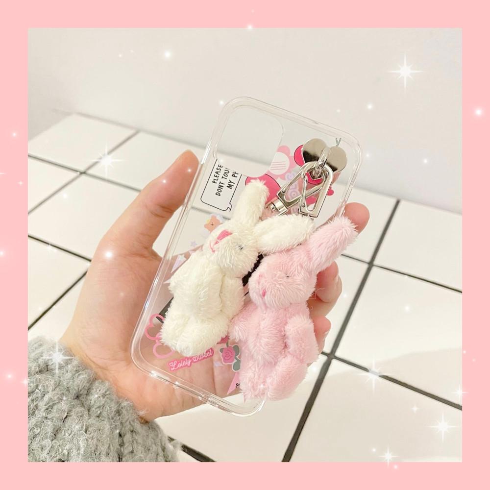 무배 토끼 키링 토끼인형 휴대폰 고리 곰돌이 키링 케이스