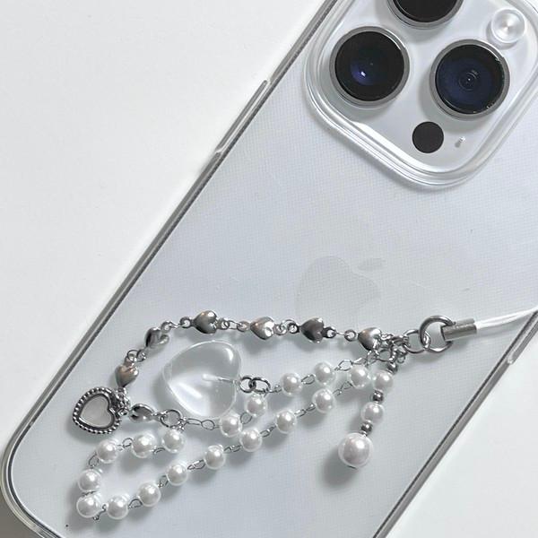 [Still of a Bouquet] White Love keycharm