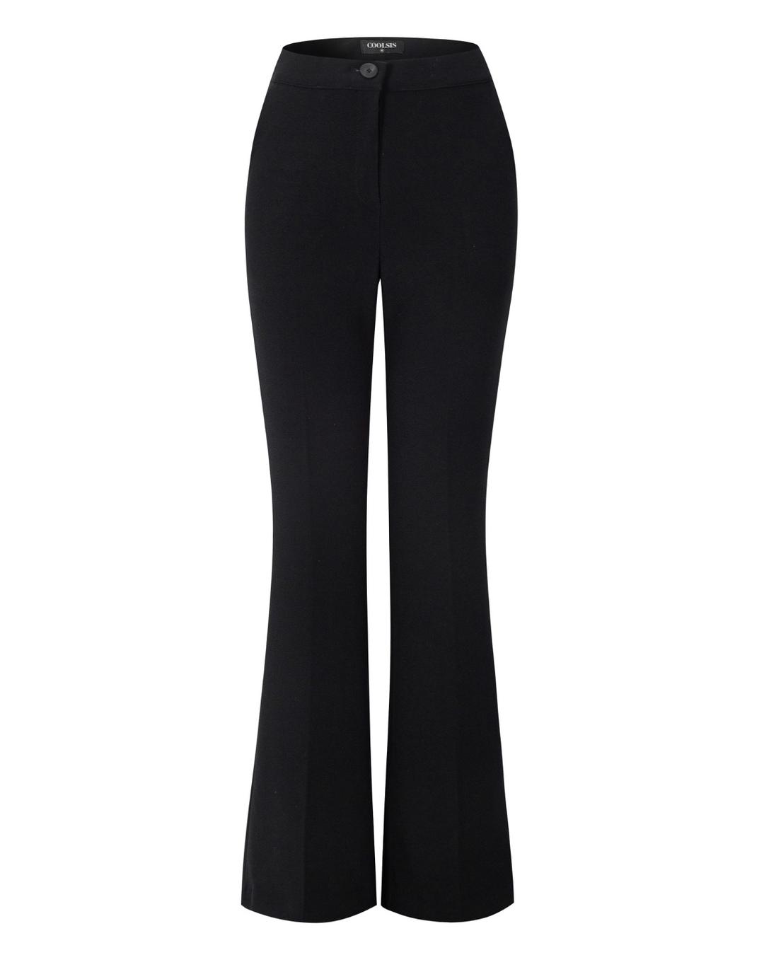 CSS BOOTCUT SLACKS-027 (BLACK)