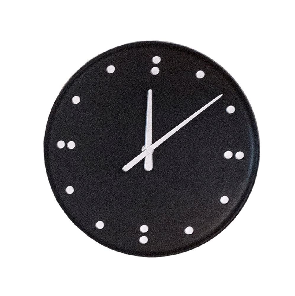 Architectmade 핀율 FJ 벽시계 블랙 35mm 알루미늄 다이얼 Ash Wood