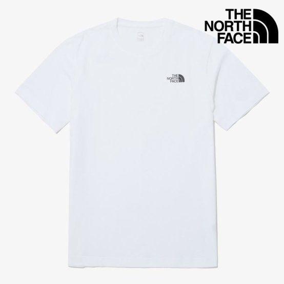 아라즈스니커즈 25️⃣🎉 [국내매장판]🌿 노스페이스 코튼👕 화이트 반팔티 🌱✨ 면티 남녀공용 커플티💑🤍