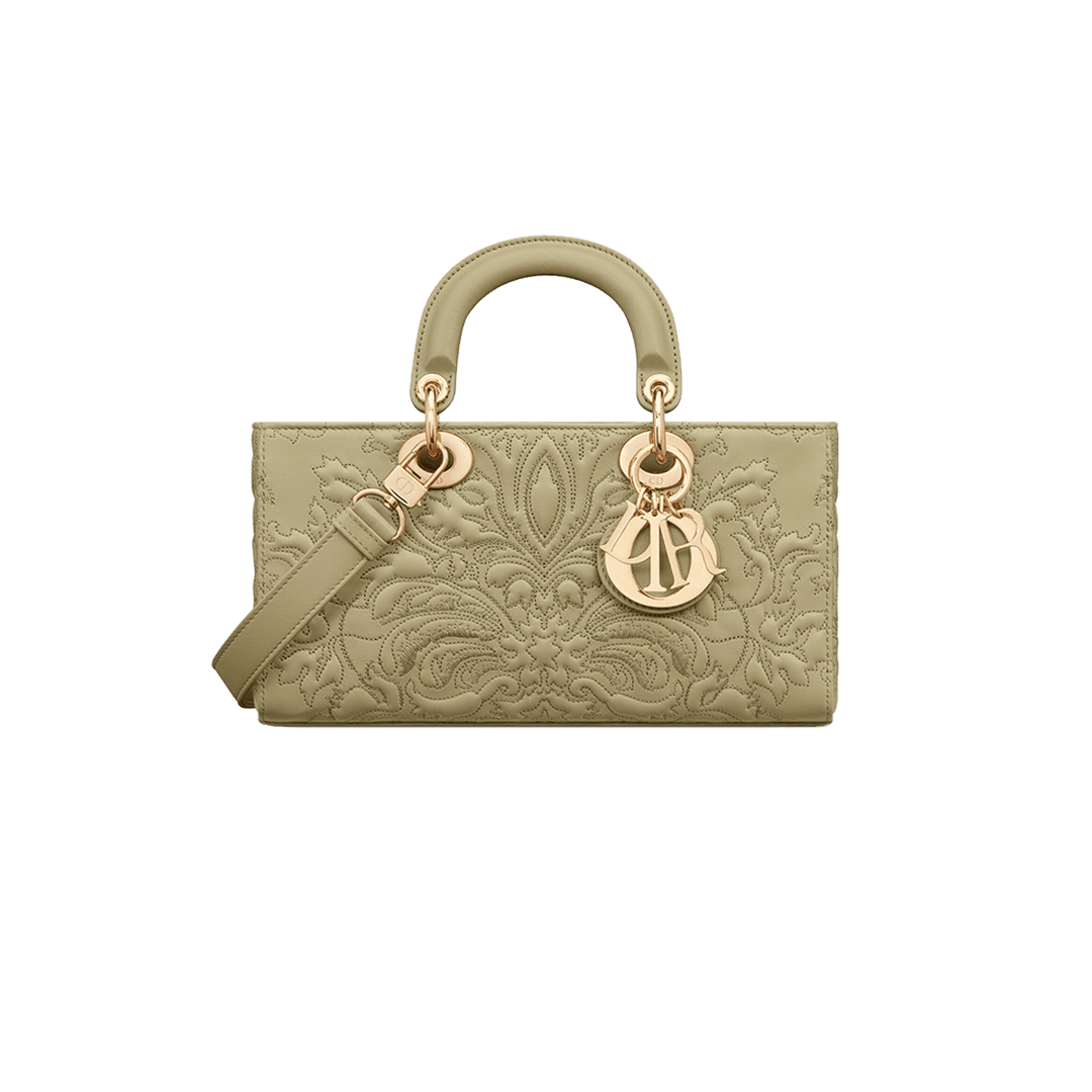 Dior Medium Lady D-Joy Bag Sage Green