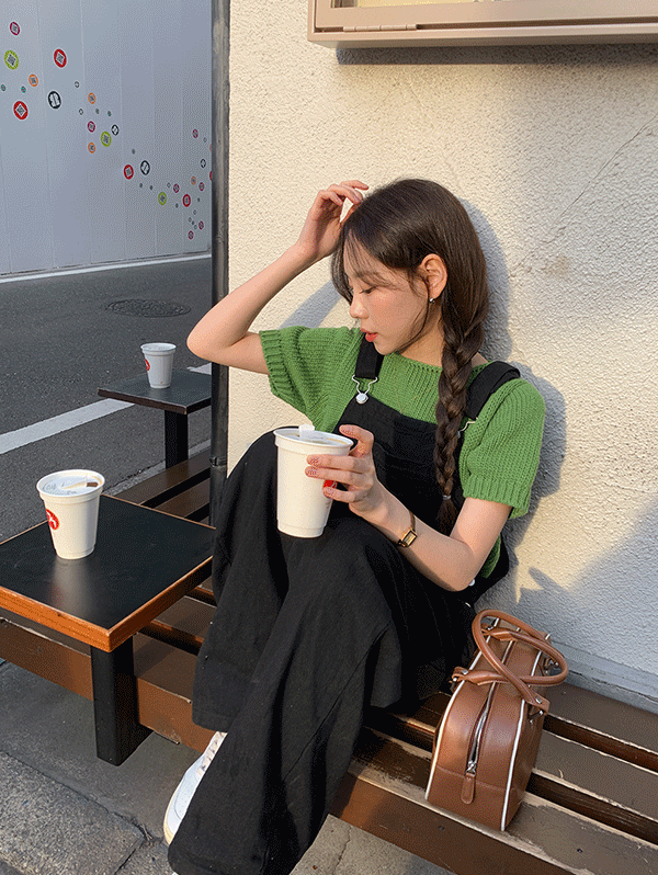 스톰 코튼 오버롤 팬츠 - pt(2color)