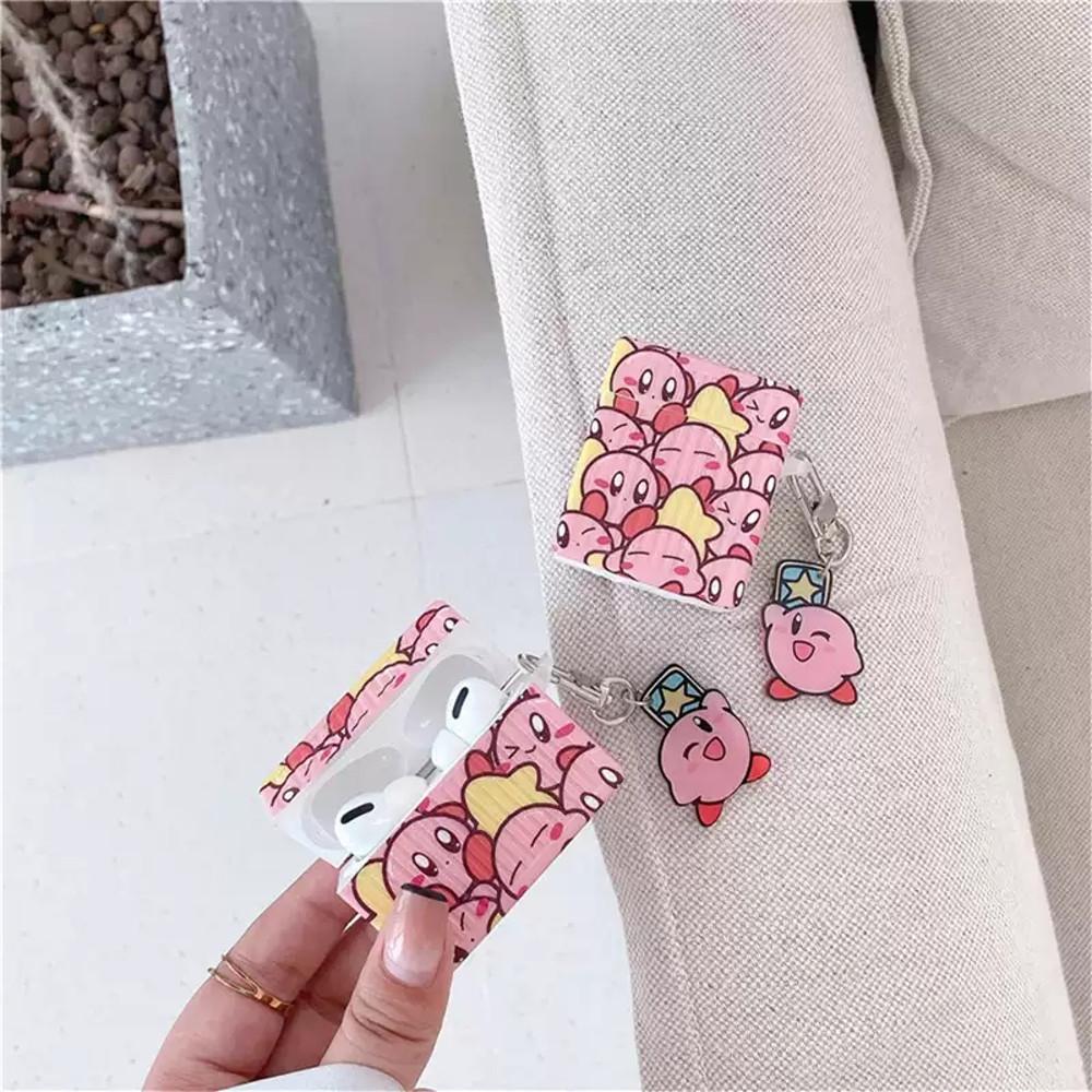 [프로,1, 2세대] 양면 별의 커비 에어팟 케이스 키링세트