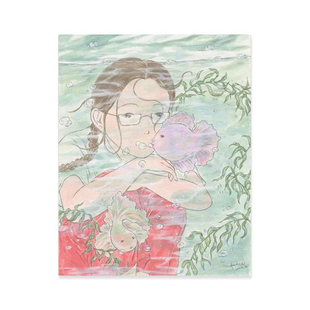 '가라앉는 마음' 엽서