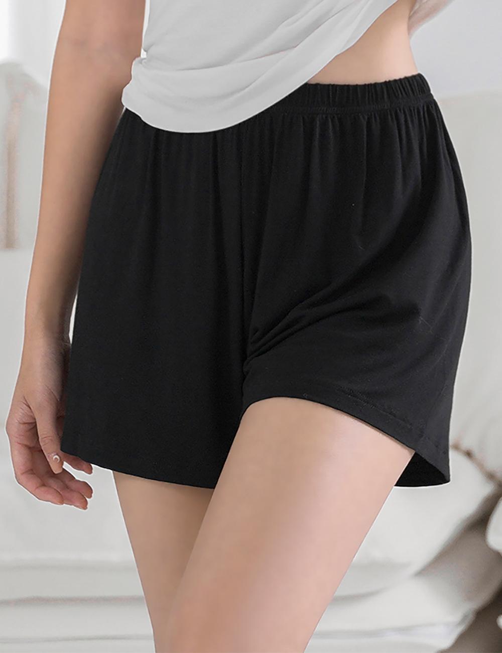 어나더디 🧊2개세트/입은듯 안입은듯🧊 투인원 찰랑 이즈 팬츠 속바지 홈웨어 반바지 밴딩 이지웨어 3컬러
