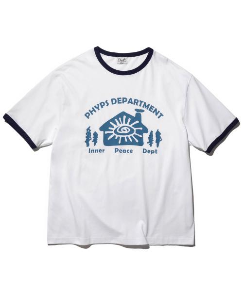 선셋 하우스 반팔티셔츠_화이트