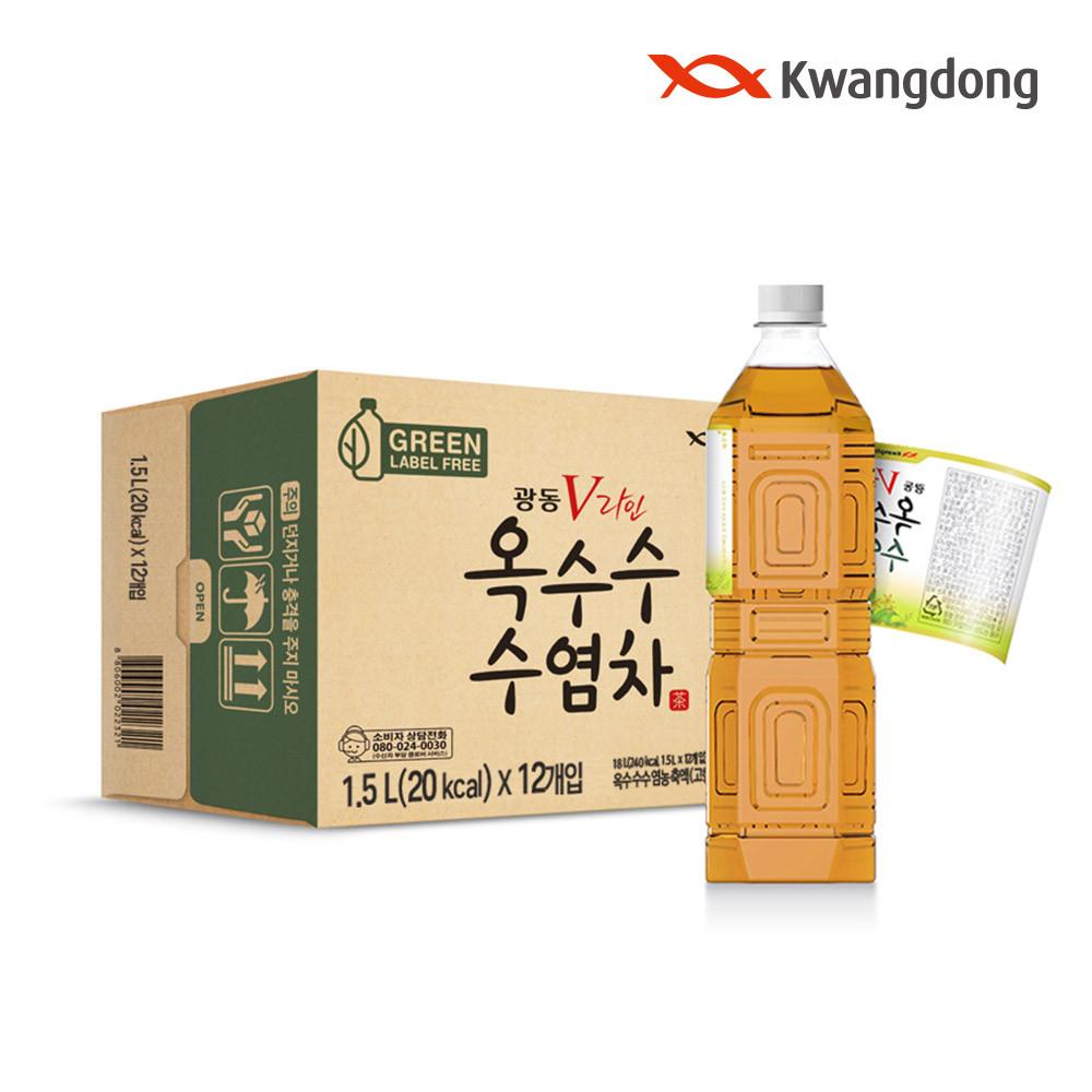 (광동제약) 옥수수수염차 1.5L 무라벨 12개입