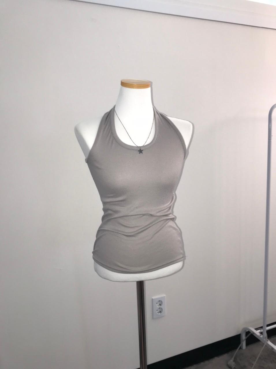 span halter-neck slvl (5color)
