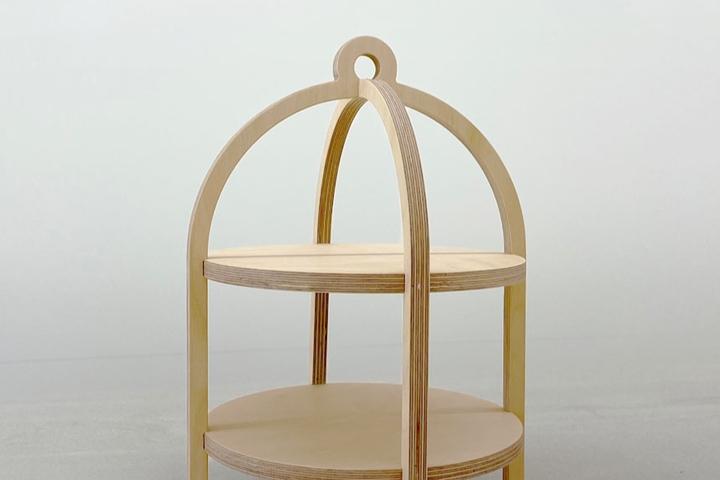 우드 디저트 트레이