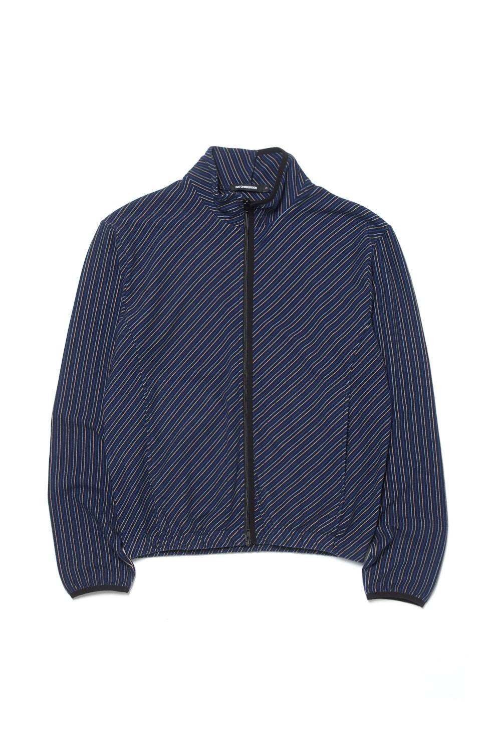 Slash Cardigan Blue Charcoal