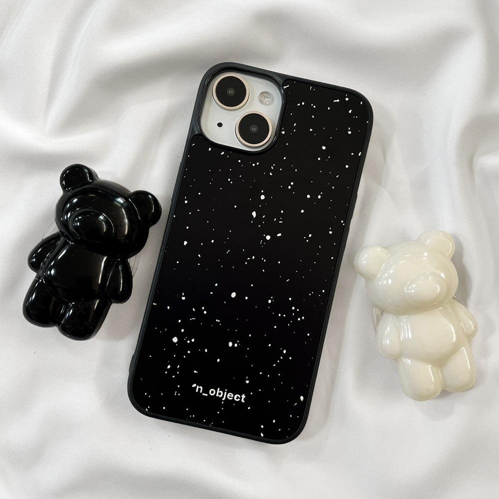 ［TPU case］Ink splashed black