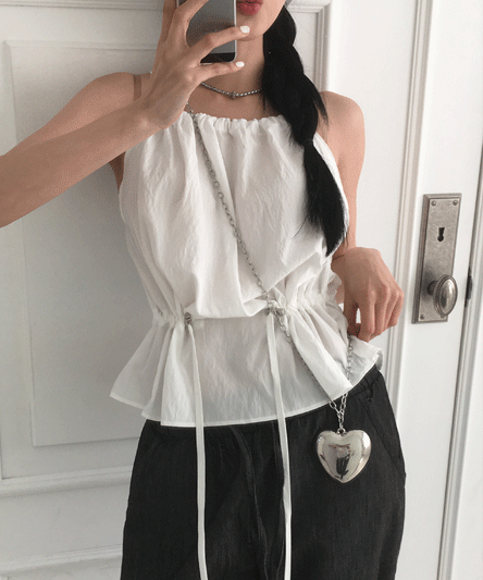 [여름코디끝🌴] 시원한 아노락 셔링 블라우스- 3color