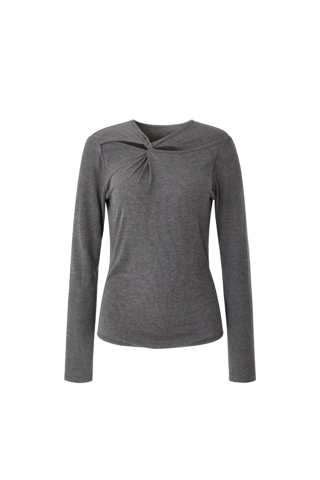 TWIST PETAL SOFT TOP  ( CHARCOAL)