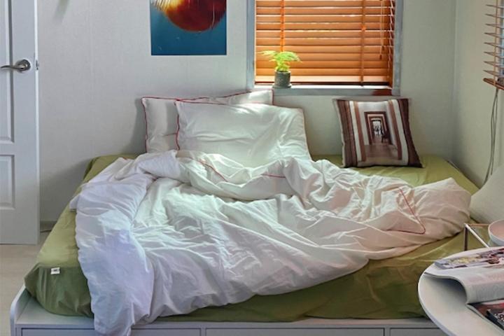 [오늘의집 단독 5%쿠폰] 나봄 수납 침대 프레임 SS/Q 4colors_D